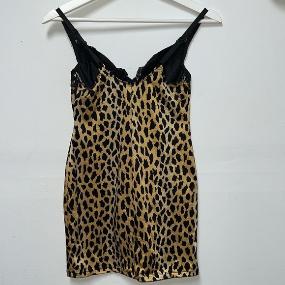 VICTORIAS SECRET VINTAGE Y2K ANIMAL PRINT MIRACLE BRA SLIP 34B - Picture 4 of 8